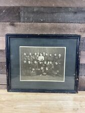 Antique Wood Framed 1905 Beaver Falls High School Rugby Team Photo  picture