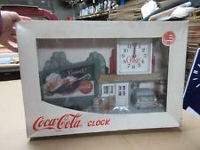 Vintage Coca Cola Hanging Wall Clock Sign Advertisement C26 picture
