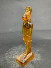 Rare Pharaonic Statue of God Sekhmet Carving Amber Ancient Egyptian Antiques BC picture