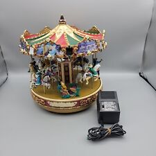 Mr Christmas The Carousel Display Lighted Motion Musical 30 Songs No Box WORKS picture