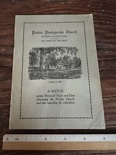 1930 Paxton Presbyterian Church Booklet Paxtang Pennsylvania picture