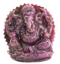 Rare Ganesha Idol In Natural Ruby - 480 carats picture