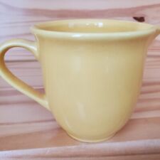 Vintage Nicole Miller by Sakura Ceramic Yellow Creamer Mug Pourer Spout 1998 EUC picture