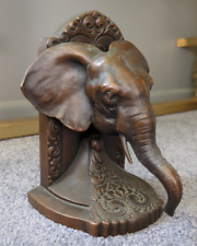 Vintage Jennings Brothers JB 1531 Bronze Elephant Bookend picture
