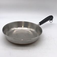 NICE Vintage Revere Ware 9 Inch Skillet USA All Stainless Steel picture