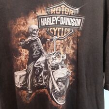 Harley Davidson Skeleton T Shirt Mens Size 3XL XXXL Riding Skull Logo 2011 picture