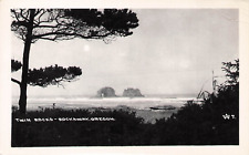 RPPC Twin Rocks Rockaway Oregon PM 1949 picture