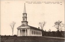 Martha-Mary Church Postcard Henry Ford Poet Longfellows Wayside Inn Sudbury Mass picture