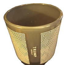 Trump Hotels Ceramic Cup/Jar/Candle Holder NEW 3 in Diameter picture