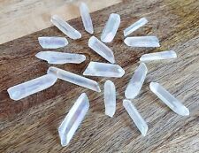 Angel Aura Quartz Natural Gemstone Crystal Healing Wand Reiki Energy Handmade picture