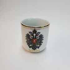 Austria Crest Coffee Mug with Gold Trim - K M Austria picture