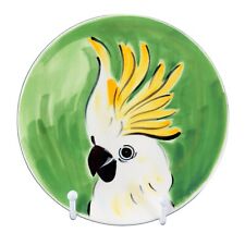 Pottery Barn Parrot Plate Bird Toucan Cockatiel Bird Single Replacement Dish picture