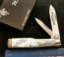 Winchester USA W15 2851 Sm Gunstock knife, genuine Mother of Pearl handles, 1991 picture