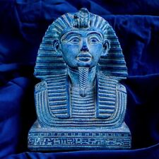 RARE ANCIENT EGYPTIAN ANTIQUES Head King Tutankhamun Statue Egyptian Antiques BC picture