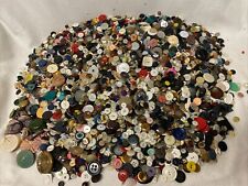 Huge UNSORTED 12 Pound Bulk Lot Vintage Sewing Buttons (#2) picture