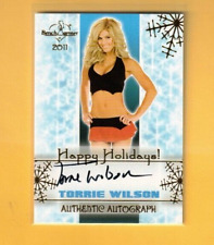 TORRIE WILSON  AUTOGRAPH  2011 BENCHWARMER HAPPY HOLIDAYS--FILM VIDEO STAR picture