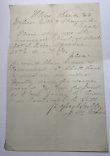Two 19th Century Letters (1865-66) from Utica New York regarding Steel Purchases picture