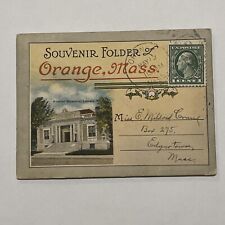 Souvenir Folder Town Of Orange Massachusetts Circa 1920? picture