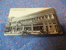 (1032) Old Postcard 1916 Bloomer Wis Cutting Building Bloomer Wis picture
