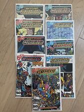 crisis on infinite earths incomplete set, numbers 2-6, 9-12 - FN/VF picture