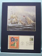 The USS New York in the Barbary Wars & First Day Cover honoring New York State picture