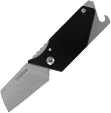 Kershaw Pub Black Aluminum Handle Folding Knife w/ Opener & Screwdriver 4036BLK picture
