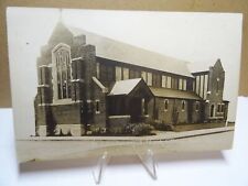 St Lukes Episcopal Church Allston MA RPPC Postcard 1910 picture