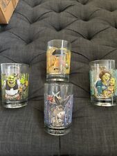 Set Of 4 Shrek Forever After Glasses Rare NEVER USED picture