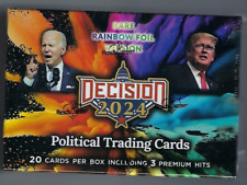 2024 Leaf Decision 2024 Rare Rainbow Foil Version Factory Sealed Hobby Box picture