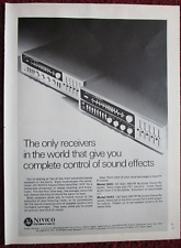 1969 JVC NIVICO 5001 / 5003 Stereo Receiver Print Ad ~ Control Sound Effects picture