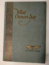 Ultra RARE Antique Original 1923 H.C.S. Book No Better What Owners Say STUTZ Car picture