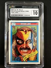 1990 Marvel Universe #161 Stan Lee CGC 10 Gem Mint Impel Series 1 Mr. Marvel picture