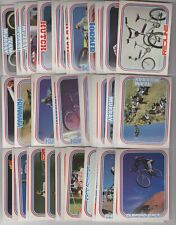 BMX Bikes 1980s Donruss Set of 59 Trading Cards picture