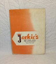 Vintage Jackie's New York Deli And Restaurant Menu picture