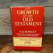 The Growth of the Old Testament H.H. Rowley Hardback picture