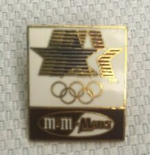 Vintage 1992 USA Olympics Lapel Pin M&M Mars Sponsor Advertisement Collectible picture