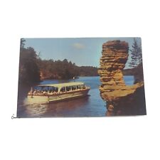 Postcard At Chimney Rock Upper Dells Wisconsin WI USA America Water 12.2.14 picture