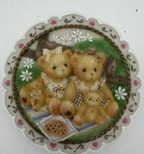 Cherished Teddies 1998 “Two Friends Mean Twice The Love” Collectors Plaque picture