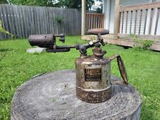 Extremely Rare Hauck gasoline no 381 antique blow torch. Large picture