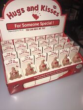 The Hug Factory Love Hugs Sampler w/ 24 Hugs + Gift Boxes New in Display Box picture