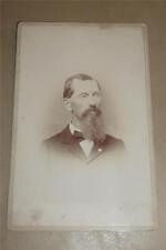 ANTIQUE CABINET CARD PORTRAIT WILLIAM SHAW POTTER MORTICIAN COLUMBUS CORNING OH picture