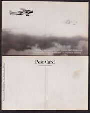 1928 Boeing 80 in flight, CAM 18 tail number 793K, real photo unused RPPC picture