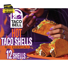 Hot Seasoned Flavor Crunchy Taco Shells, 12 Ct, 4.8 Oz Box ⭐️⭐️⭐️⭐️⭐️ picture