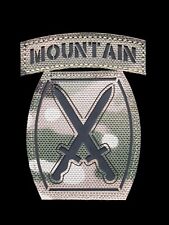 10th MOUNTAIN patch Army Infrared 10th MTN multicam picture