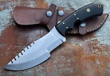 Tracker Knife Hand Forged High carbon Steel Custom Made Tactical Knife. picture
