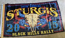 2015 Sturgis Black Hills Motorcycle Rally Flag picture