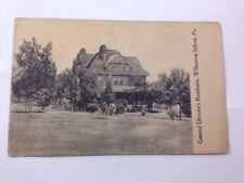 Williamson School PA General Director Residence Vintage B&W Postcard Posted 1913 picture
