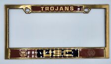 Vintage USC Trojans University of Southern California Metal License Plate Frame picture