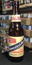 Vintage GRIESEDIECK BROS Beer Bottle Griesedieck Brewing Saint Louis Missouri picture