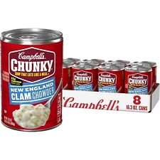 Campbell’s Chunky Soup, New England Clam Chowder, 16.3 Oz Can (Case of 8) picture